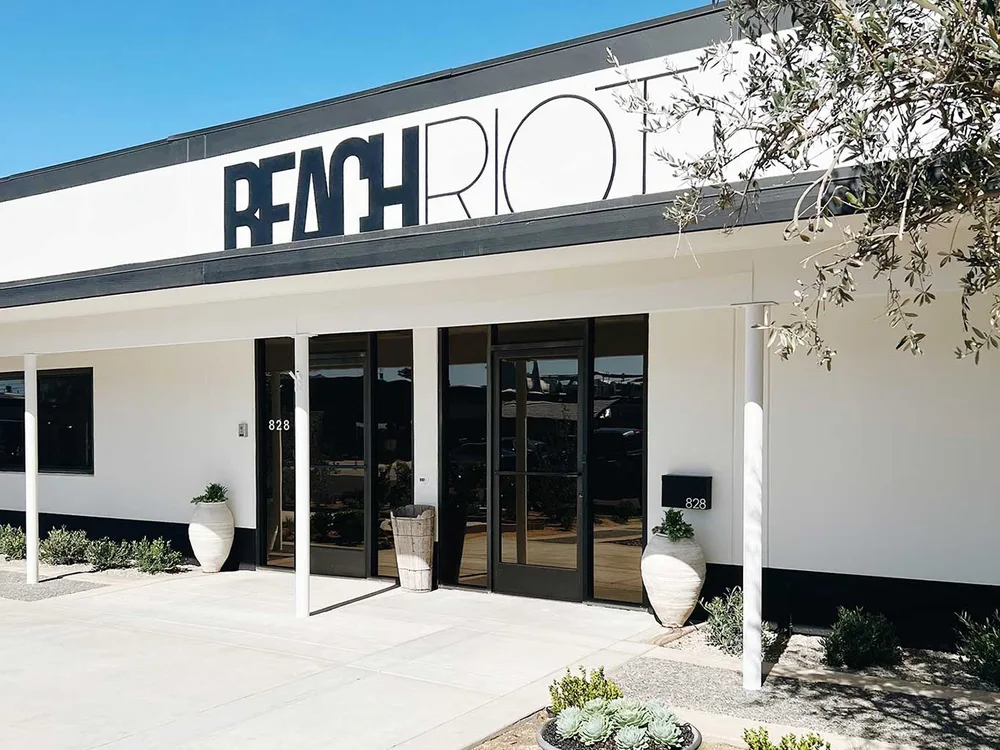 Beach Riot headquarters building in Newport Beach