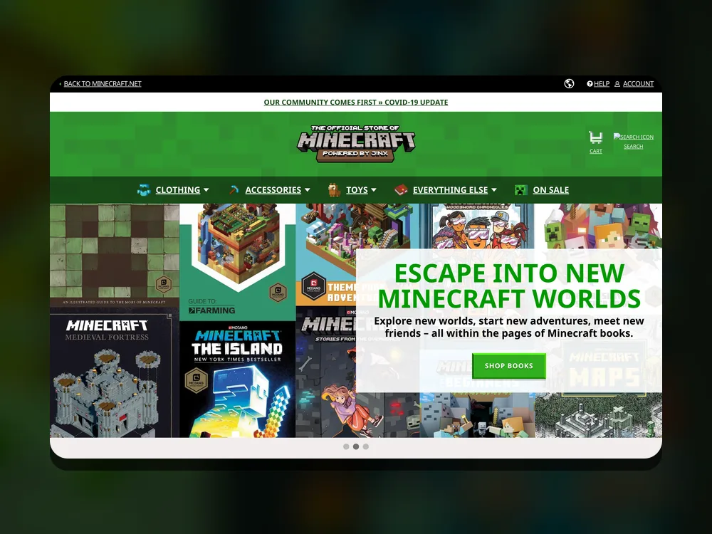 Minecraft Shop - Case Study | DYODE