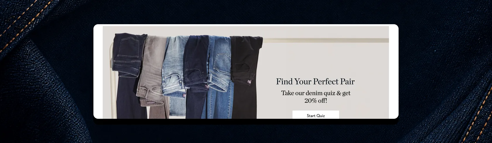 NYDJ 'Find Your Perfect Pair' denim fit quiz