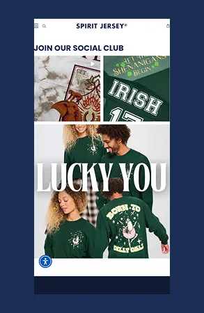 Spirit Jersey homepage