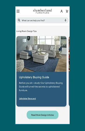 Slumberland homepage