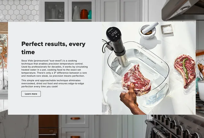 Anova Culinary product education