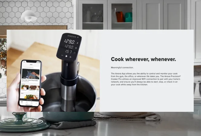 Anova Culinary collection page