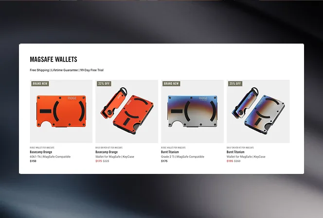 Ridge Wallet email marketing