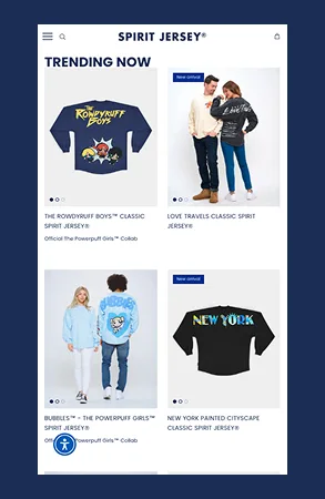 Spirit Jersey email campaigns