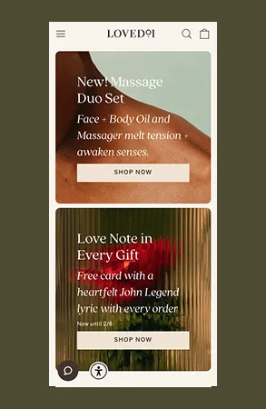 Loved01 checkout flow