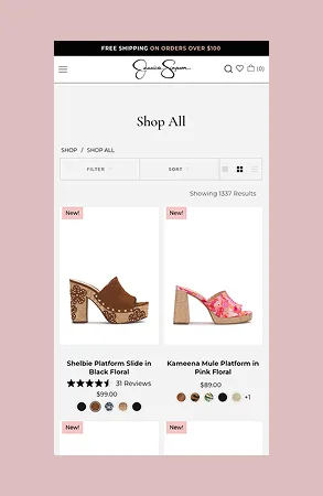 Jessica Simpson checkout