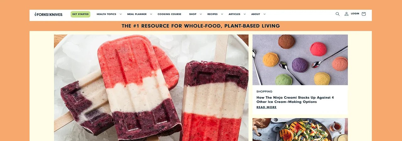 Forks Over Knives meal planner
