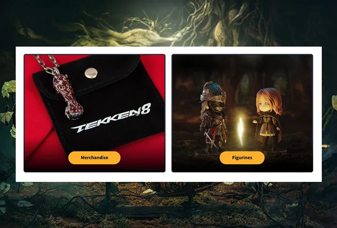 Bandai Namco franchise storefront