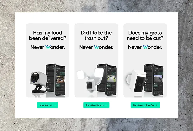 WYZE checkout experience